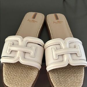 Sam Edelman Women's Cream Slide Sandals